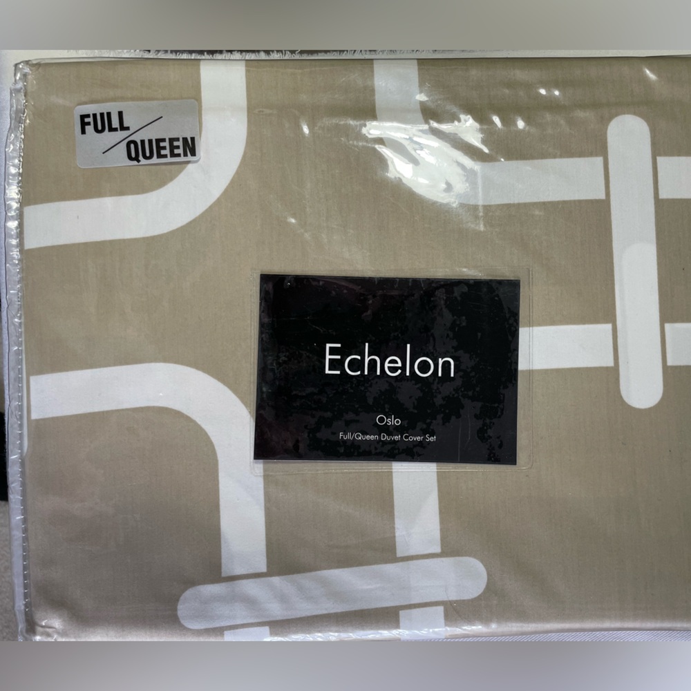 NWT  Echelon  Oslo   Full/Queen Duvet Cover